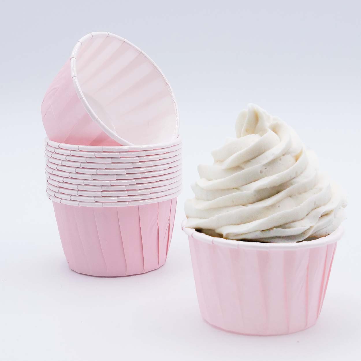 Cápsula Cupcake Rosa Bebe - JustAddLove