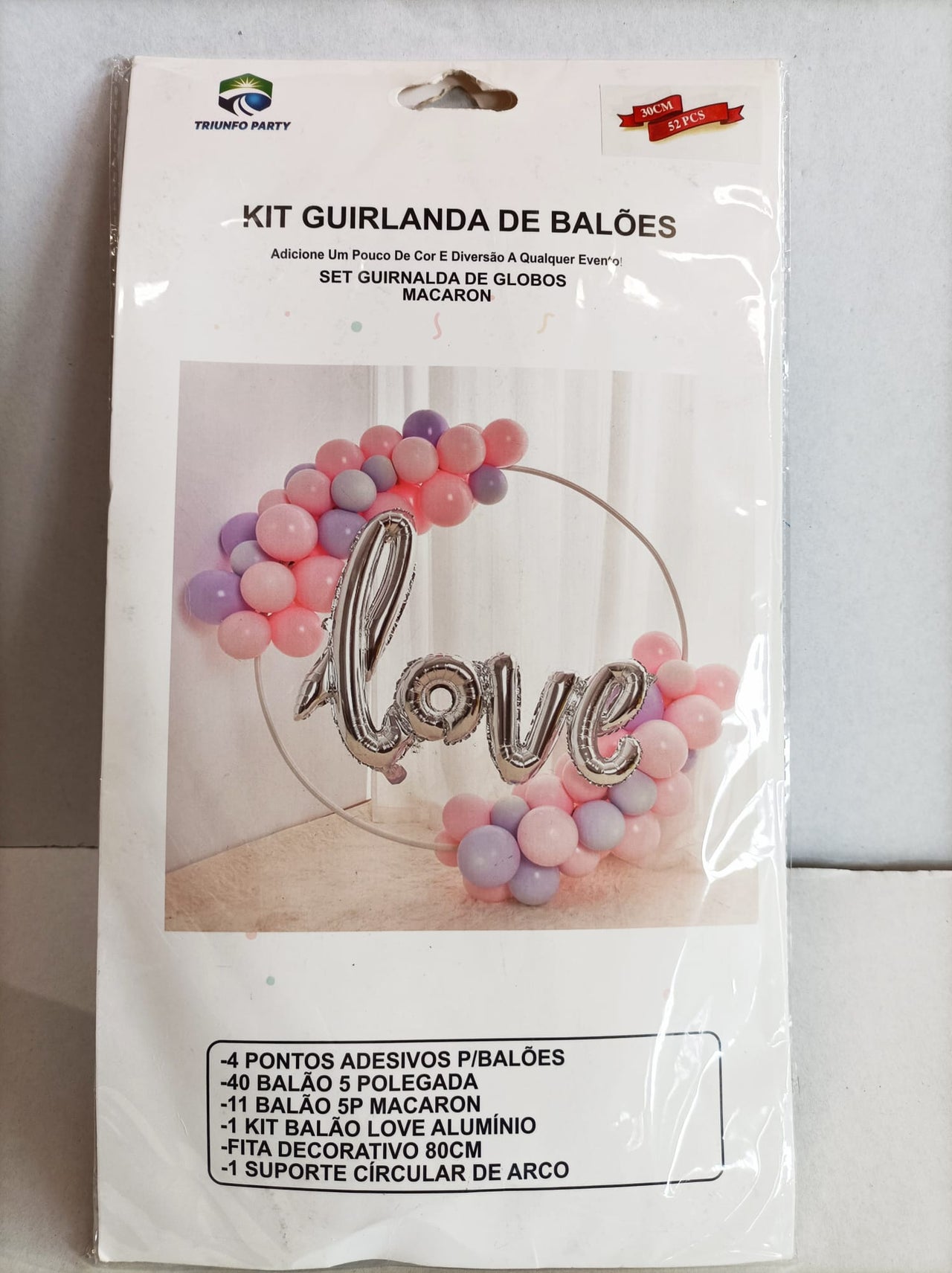 Kit Guirlanda de Balões 1 - 52 pcs