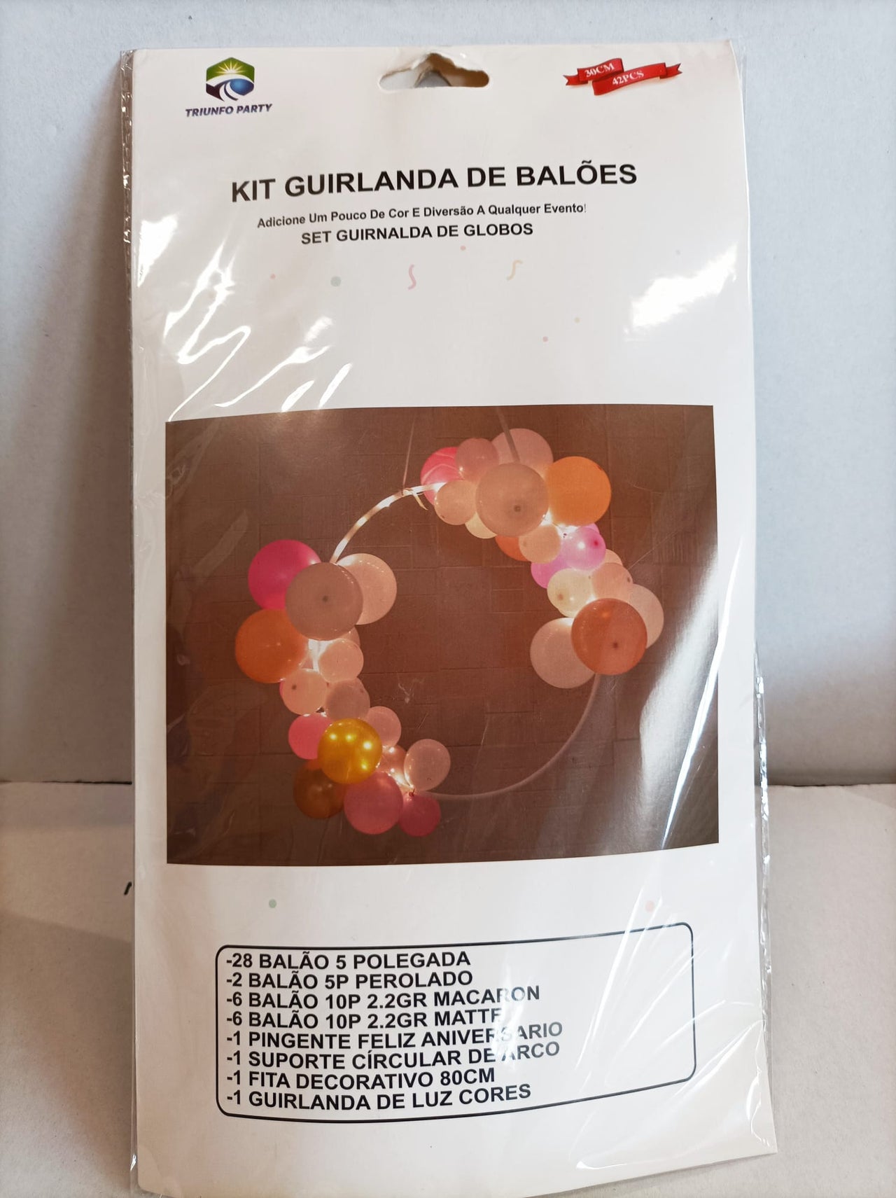 Kit Guirlanda de Balões 2 - 42 pcs