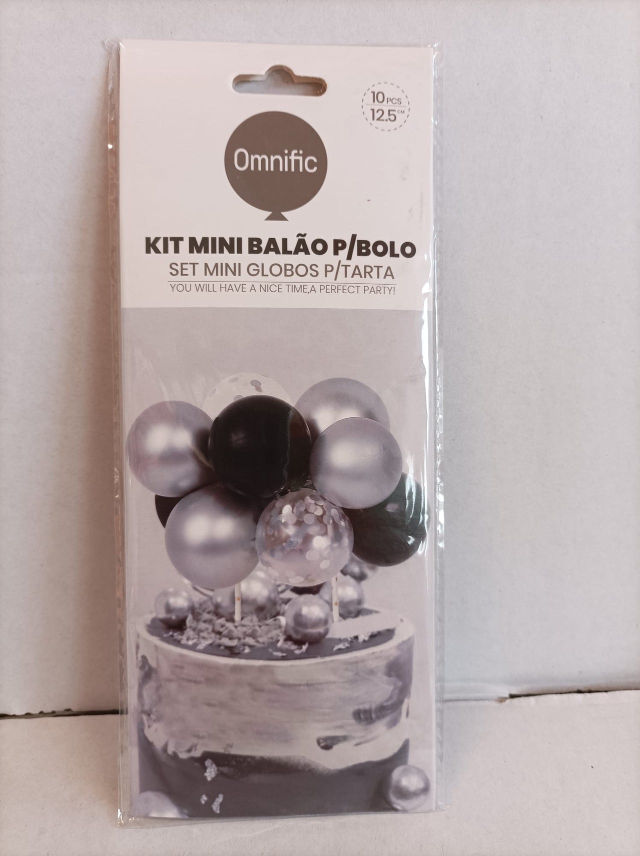 Kit Mini Balão para Bolo - 10pcs