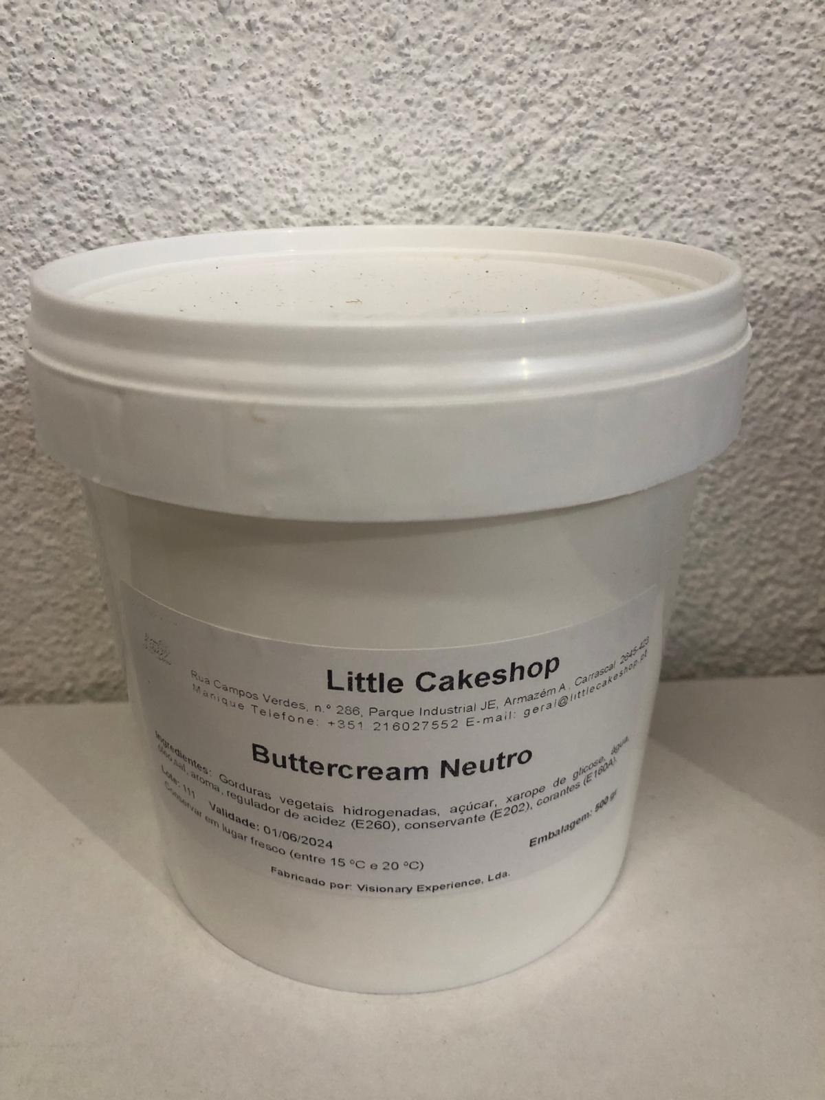 Buttercream Neutro 500gr - Littlecakeshop