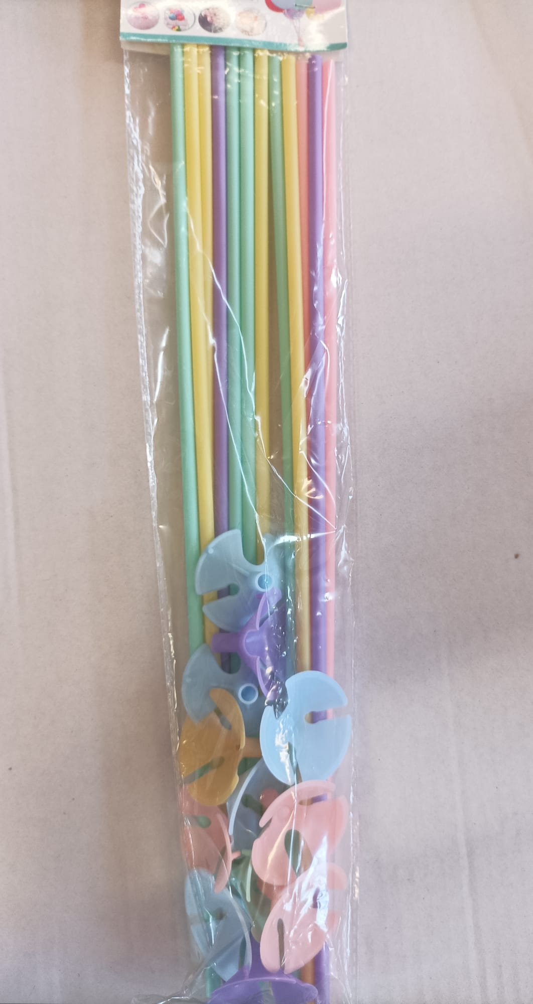 Varetas  para Balões 42cm Coloridas – 12 Unids