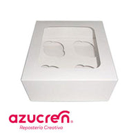 Thumbnail for Caixa De Transporte Com Visor 4 cupcakes