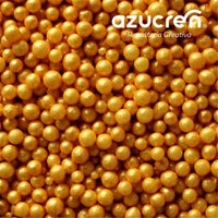 Thumbnail for Perola Dourada 4mm 90g - Azucren