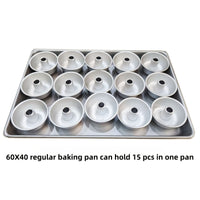 Forma Aluminio Pudim 12cm  2 peas