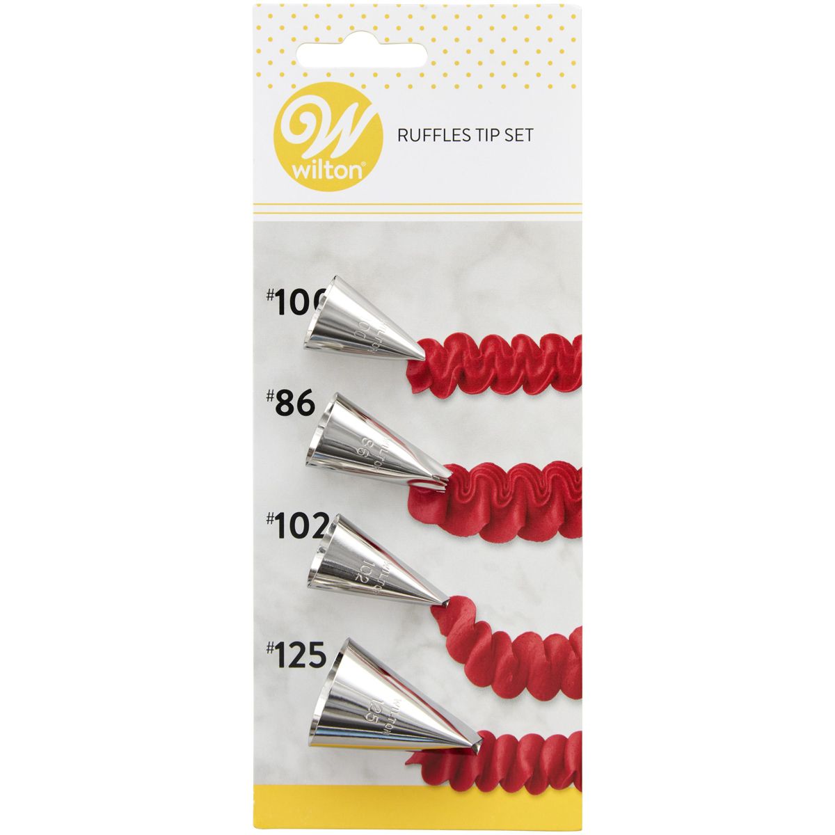 Kit Bico de Confeitar #86, #100, #102, #125 - Wilton