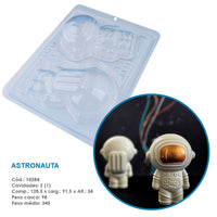 Thumbnail for Forma de Chocolate Especial 3 Partes -  Astronauta - BWB10284