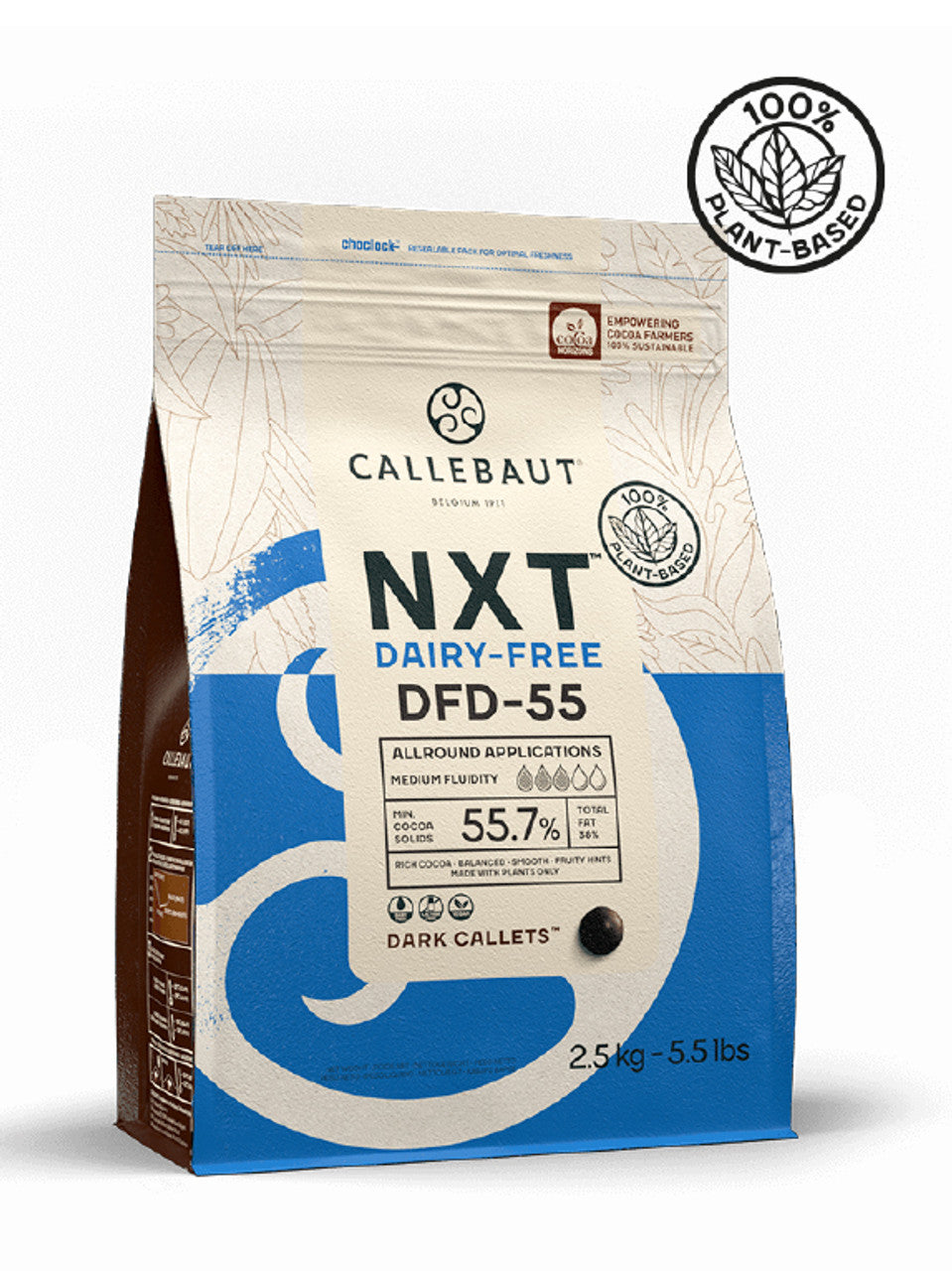 Chocolate Vegan NXT Negro - 2,5Kg - Callebaut