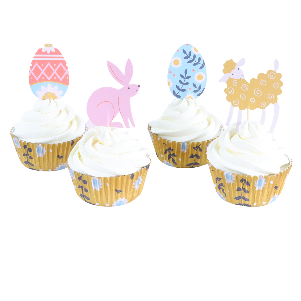Conjunto Cupcake Feliz Páscoa 24un - PME