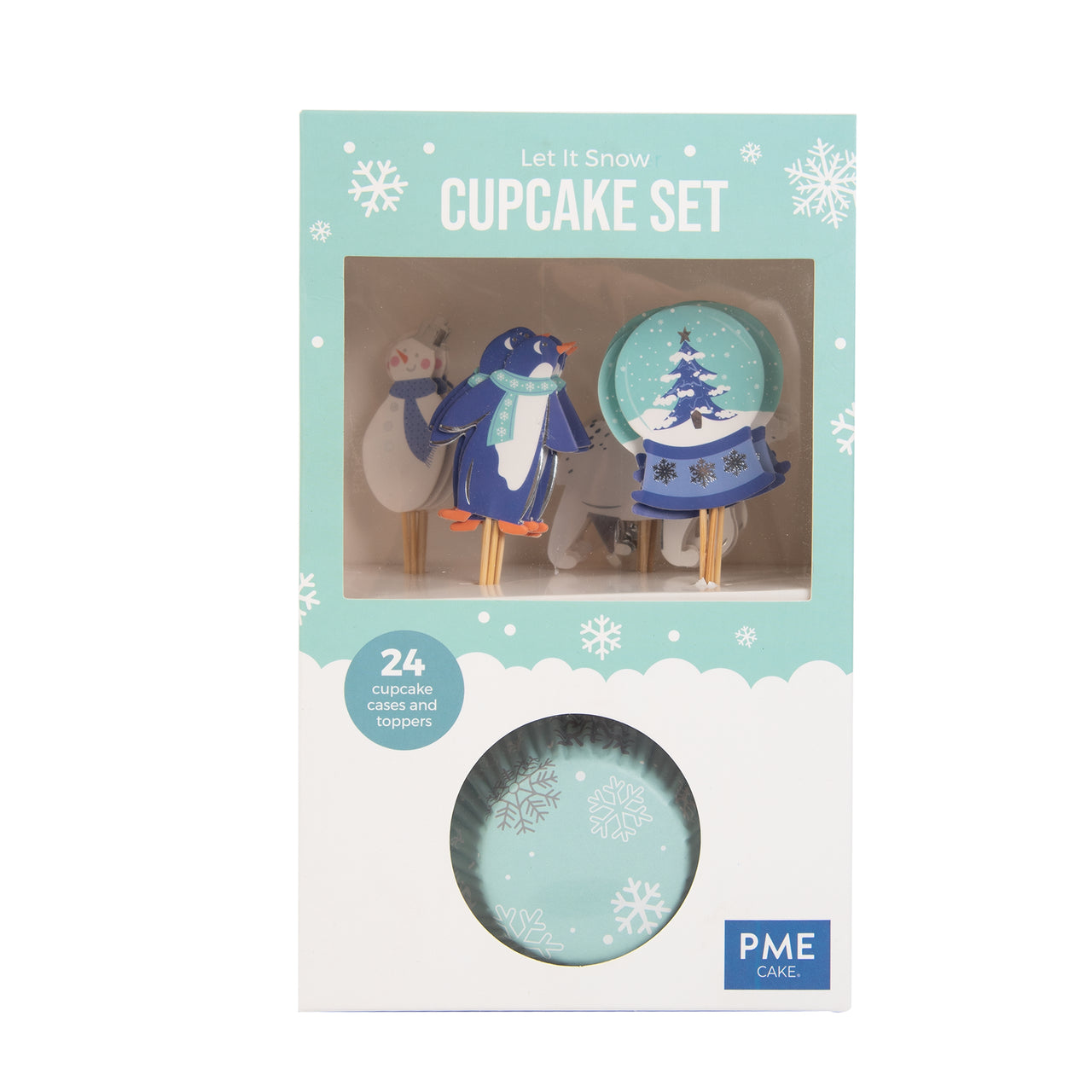 Kit Cupcake Let It Snow Christmas - PME