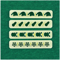 Thumbnail for Kit Réguas Cortadores Miniaturas Natal 2
