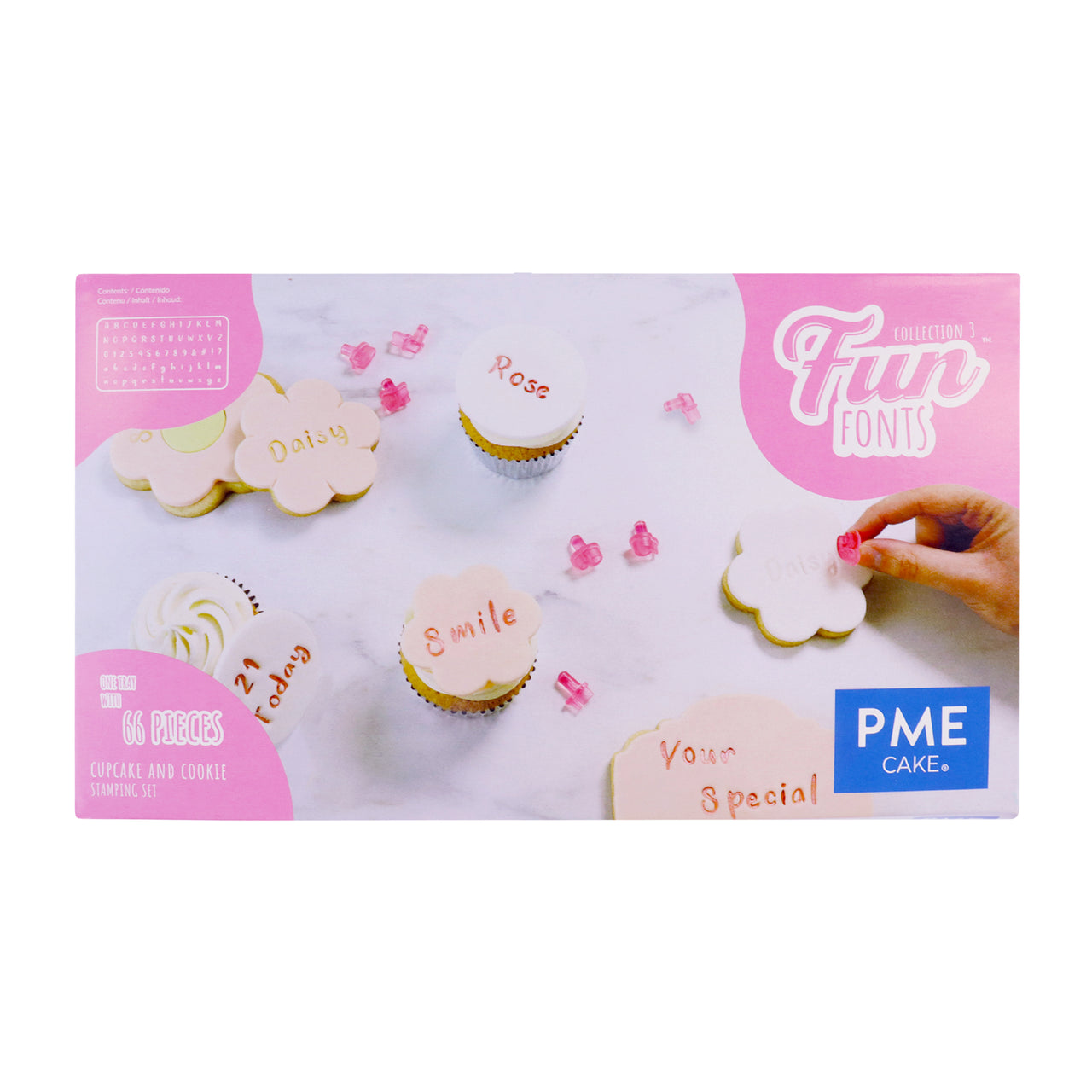 PME fun Fonts - Coleção 3 - Cupcakes e bolachas