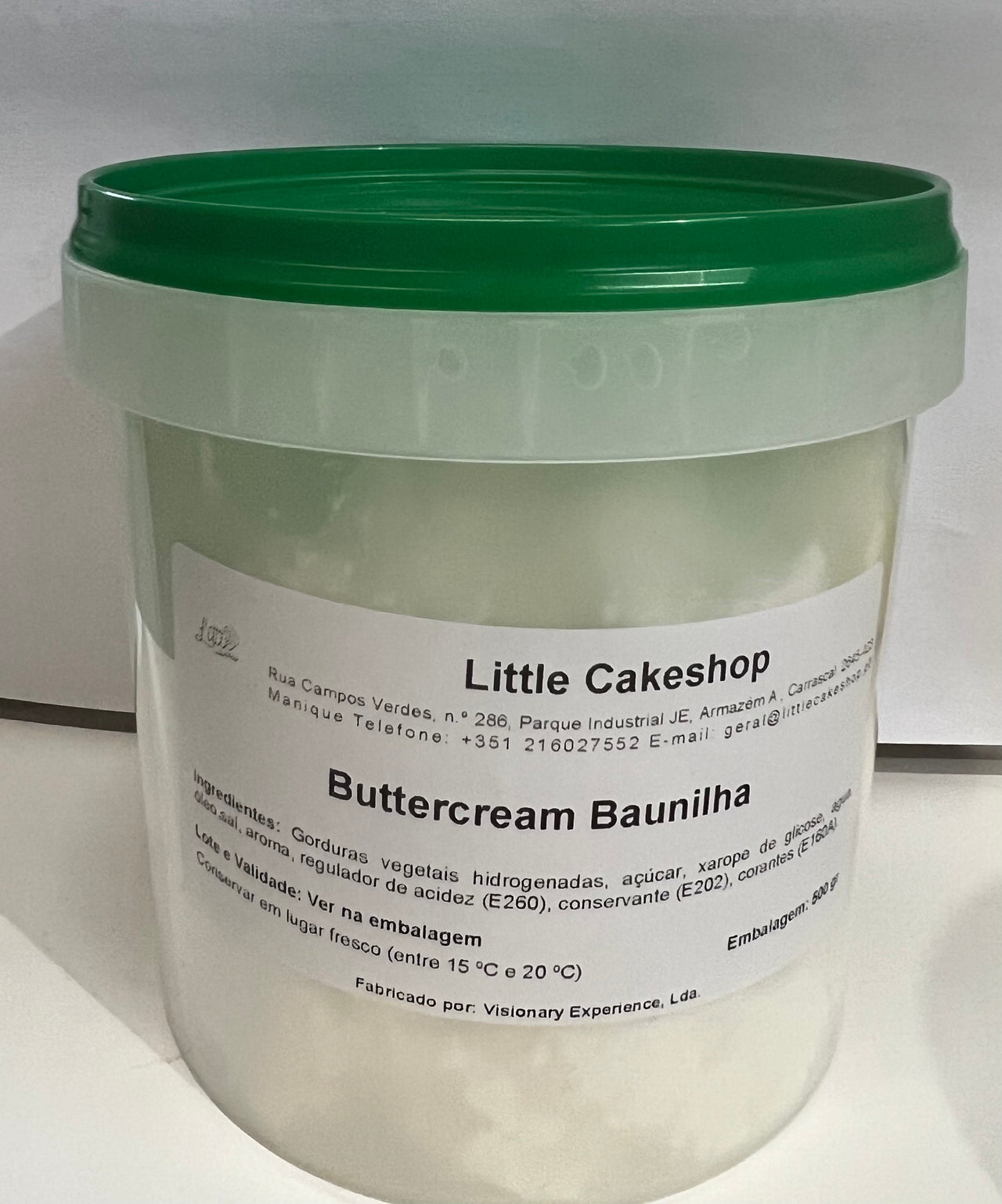 Buttercream Sabor Baunilha 500gr - Littlecakeshop