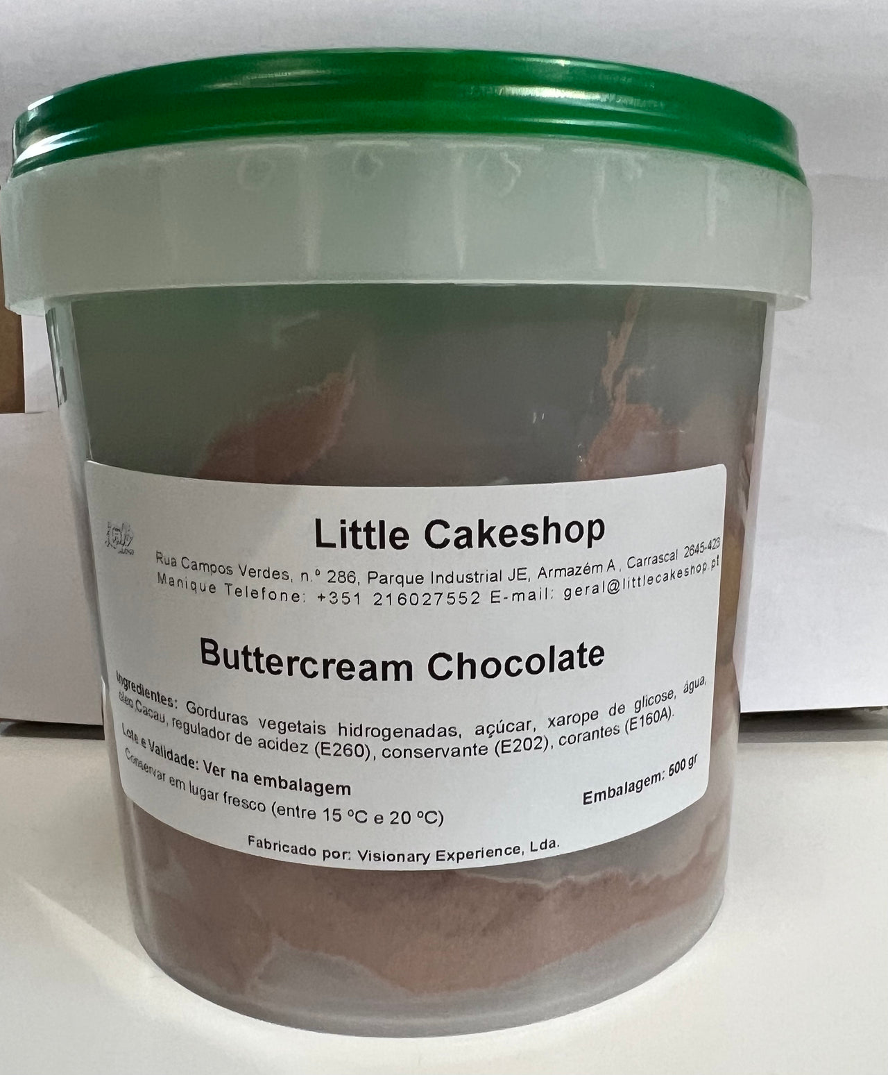 Buttercream Sabor Chocolate 500gr - Littlecakeshop