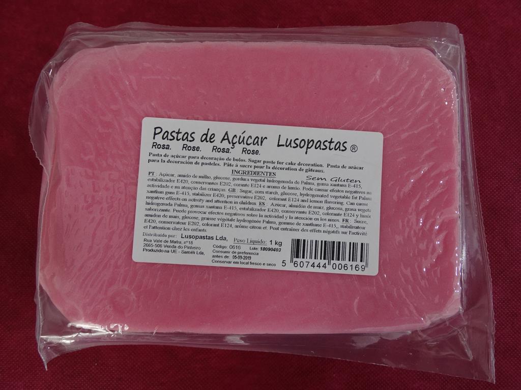 Pasta de Açúcar Rosa 1kg