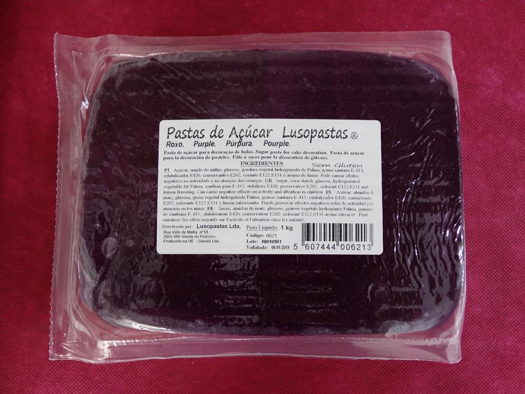 Pasta de Açúcar Roxo 1kg