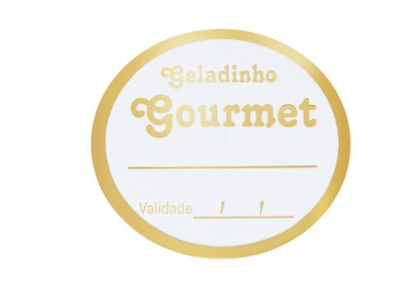 Etiqueta Adesiva Geladinho Gourmet 100UN