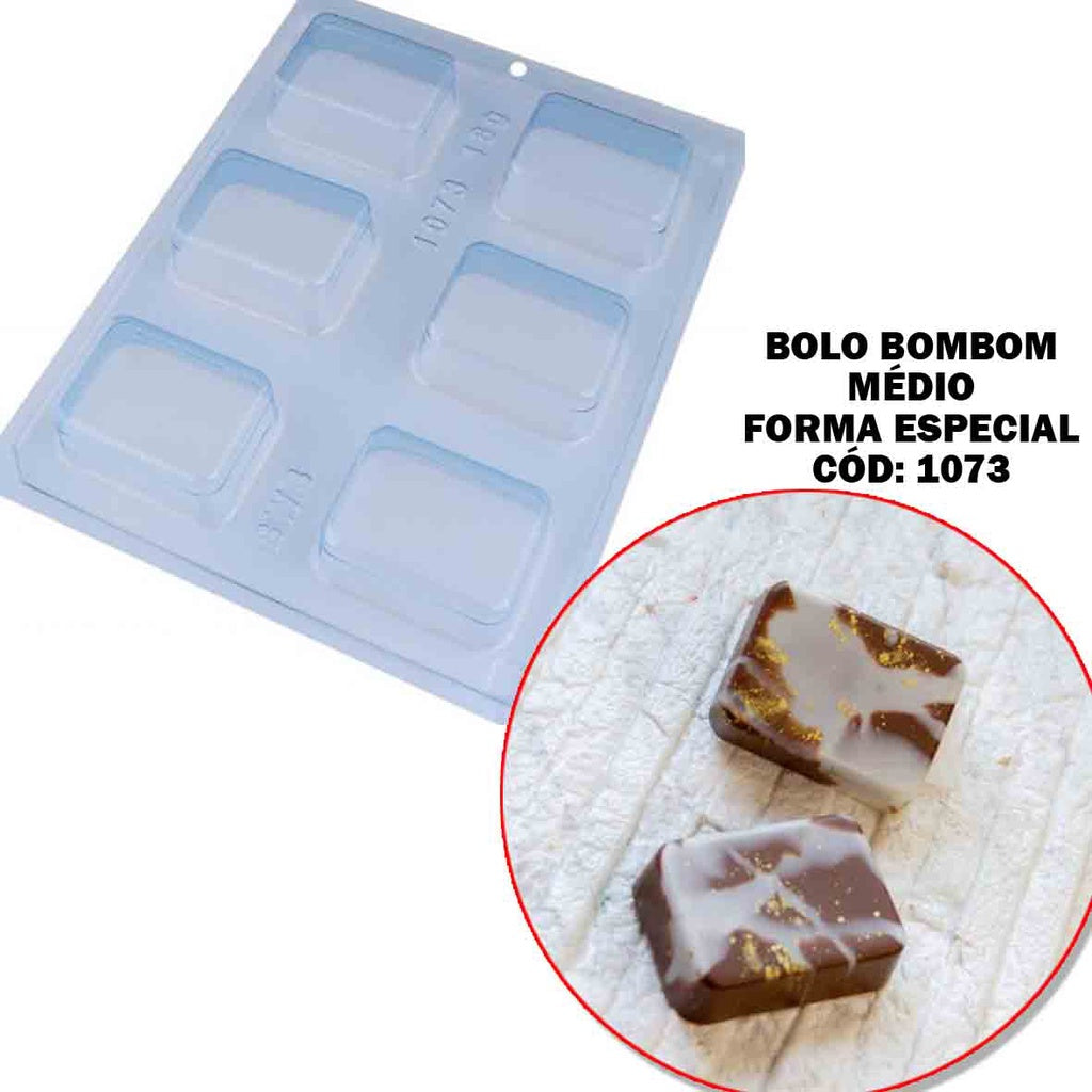 Forma de Chocolate Especial 3 Partes - Bolo Bombom - BWB1073