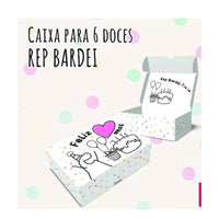 Thumbnail for Caixa Para 6 Doces Flork Rep Bardei - 10 Unidades