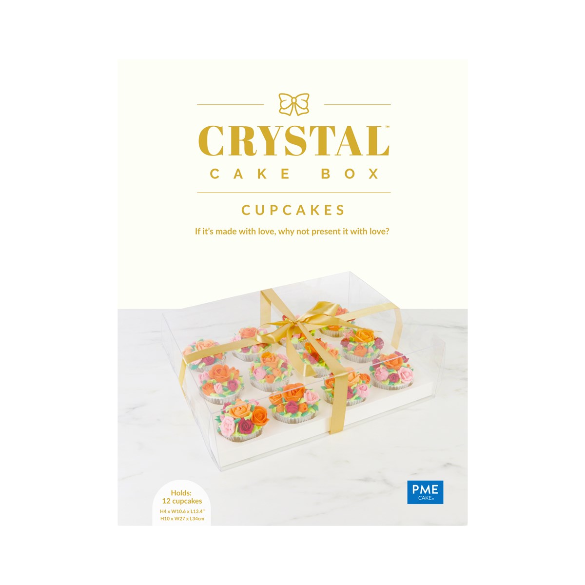 Caixas Diversas - Caixa Cupcake Box 12 Cupcakes Cristal - PME