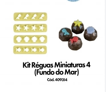 Carimbos - Kit Réguas Cortadores Miniaturas 4