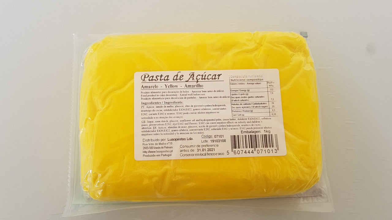 Pasta de Açúcar Amarelo 1kg