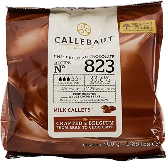 Chocolates - Chocolate Belga Leite 823 - 400G - Callebaut