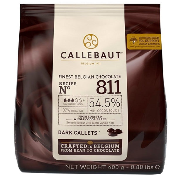 Chocolates - Chocolate Belga Negro 811 400g - Callebaut