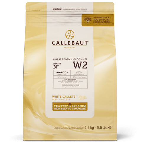 Chocolates - Chocolate Callebaut Branco W2 – 2.5Kg