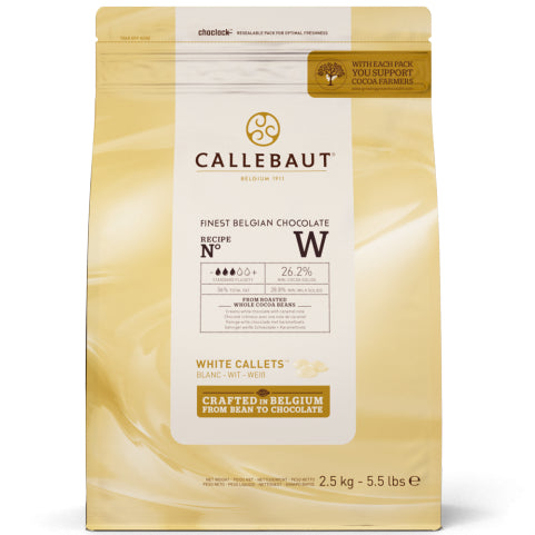 Chocolates - Chocolate Callebaut Branco WNV – 2.5Kg