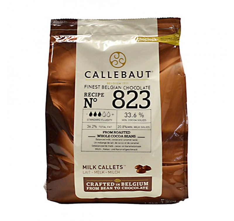Chocolates - Chocolate Callebaut Leite 823 - 1Kg