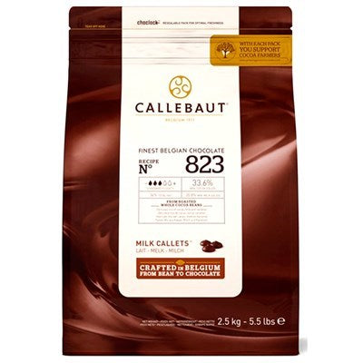 Chocolates - Chocolate De Leite 823 Callebaut - 2.5KG