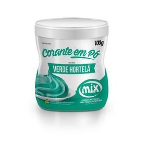 Corante Em Pó - Corante Em Pó Verde Hortelã 100g MIX