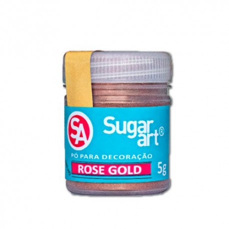Pó para Decoração Rose Gold 5g - Sugar Art