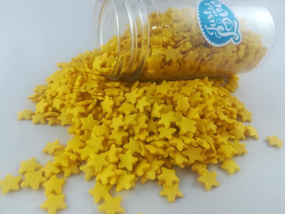 Decorações Açucar - Estrelinha Ouro 55 Gr