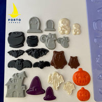 Thumbnail for Forma De Chocolate - Folha De Modelagem - Aplique Halloween - PF879