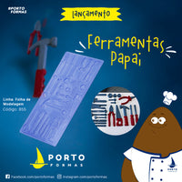 Thumbnail for Forma De Chocolate - Folha De Modelagem Ferramentas Do Papai - PF855