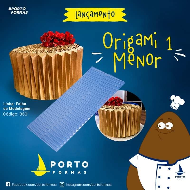 Forma De Chocolate - Folha De Modelagem - Origami 1 - PF860