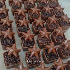Forma De Chocolate - Forma Acetato Simples -  Mini Estrela - BWB9297