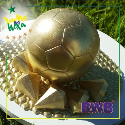 Forma De Chocolate - Forma De Chocolate Especial 3 Partes - Bola Futebol 1Kg - BWB817