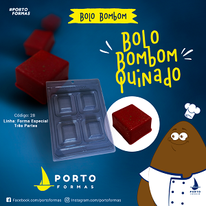 Forma De Chocolate - Forma De Chocolate Especial 3 Partes Bolo Bombom Especial Cod 28