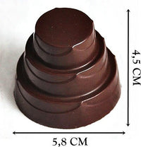 Thumbnail for Forma De Chocolate - Forma De Chocolate Especial 3 Partes -  Bolo Detalhado Medio 26g Ref.864 BWB