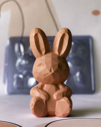 Thumbnail for Forma De Chocolate - Forma De Chocolate Especial 3 Partes - Coelho Lapidado Sentado - BWB3660
