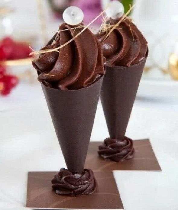 Forma De Chocolate - Forma De Chocolate Especial 3 Partes -  Cone Pequeno - BWB860