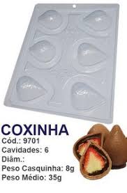 Forma De Chocolate - Forma De Chocolate Especial 3 Partes – Coxinha Ref. 9701 BWB