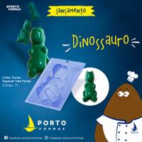 Thumbnail for Forma De Chocolate - Forma De Chocolate Especial 3 Partes - Dinossauro 3D - PF76