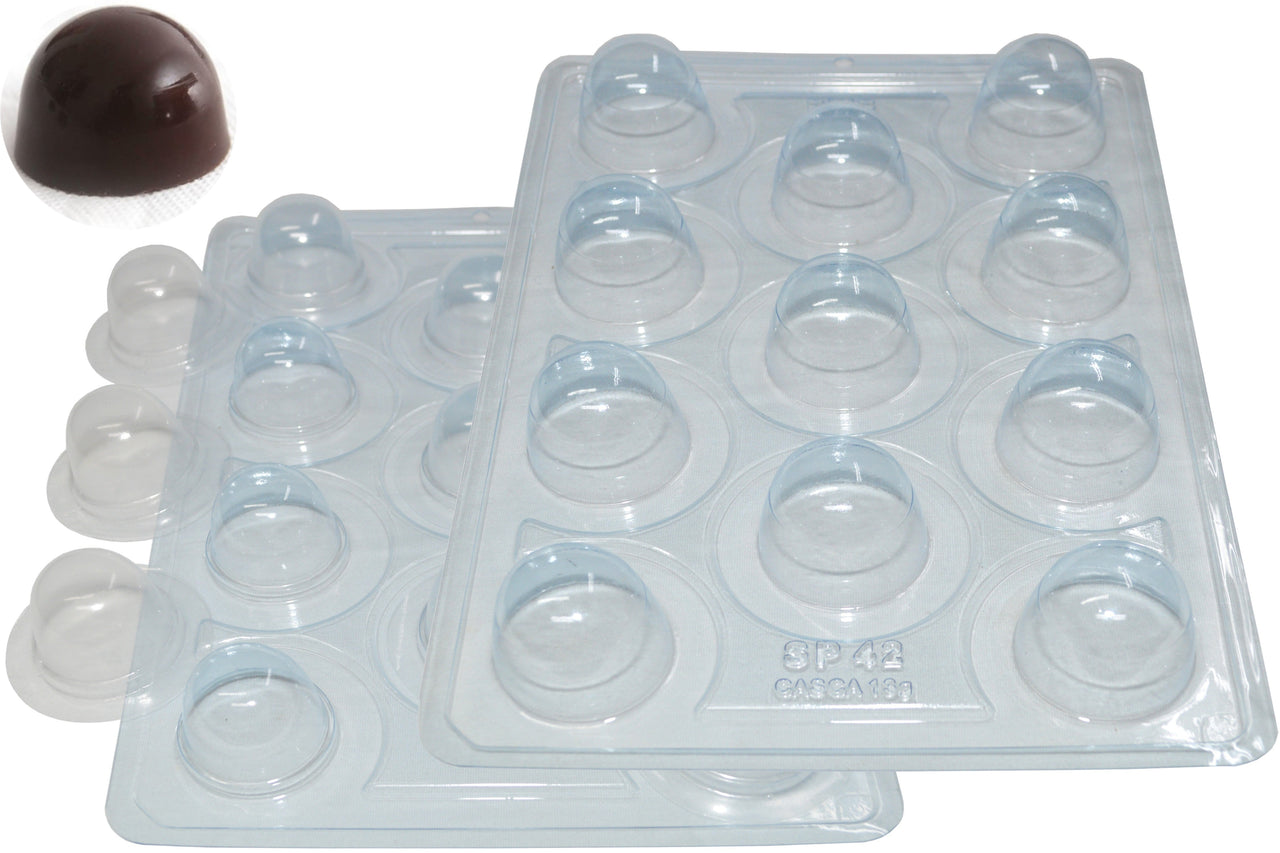 Forma De Chocolate - Forma De Chocolate Especial 3 Partes - Trufa Grande SP BWB3502