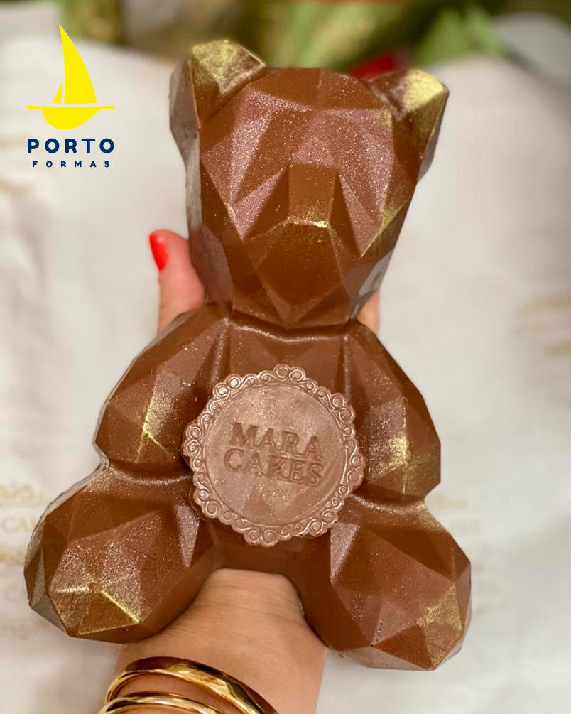 Forma De Chocolate - Forma De Chocolate Especial 3 Partes - Urso Geometric – PF1202