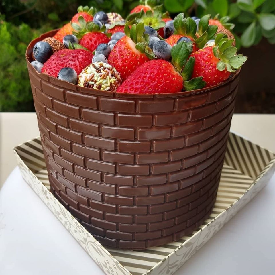 Forma De Chocolate - Placa De Textura Tijolinhos - Cód 803