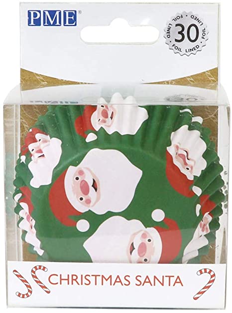 Formas Diversas - Cápsula Para Cupcake Pai Natal PK / 30